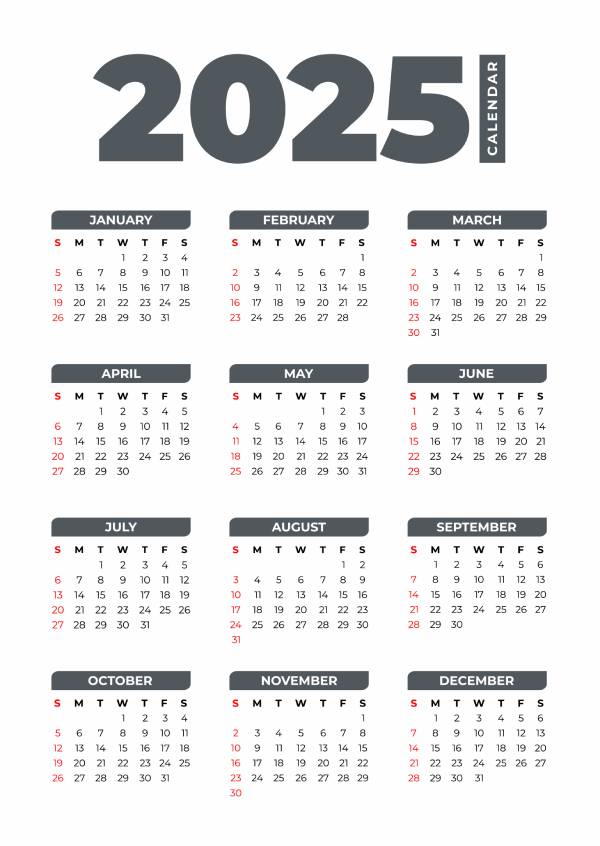 Public holidays 2025